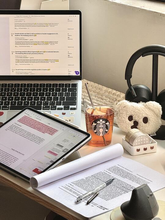 💻 📚📑🥤学习ing/找到自己的节奏