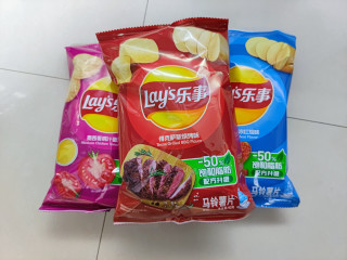 四种味，嘎嘣脆，乐事薯片混合装