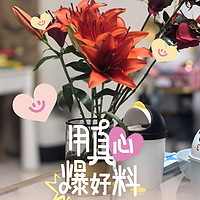 买的百合花开花了，回到家是花开的声音