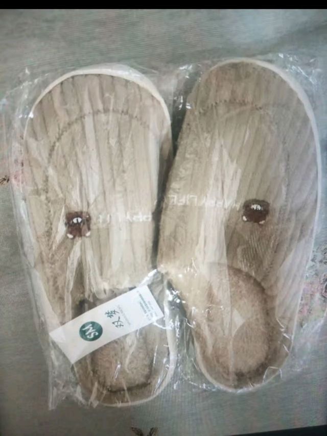 福虹辰2024踩屎感棉拖鞋女士厚底防滑冬季外穿居家情侣保暖学生棉拖男 卡其色(竖条小熊) 44-45适合43-44