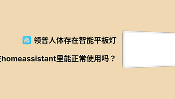 领普人体存在智能平板灯在homeassistant里能正常使用吗？