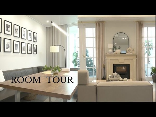 【💡RoomTour】参观自己设计和装饰的充满异国情调的房间 |  法式门，餐厅和布艺沙发
