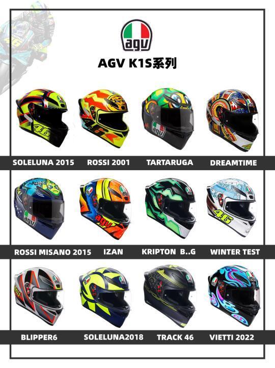 AGV摩托车头盔分享…🔥