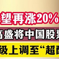 高盛预测中国股市还有20%上升空间