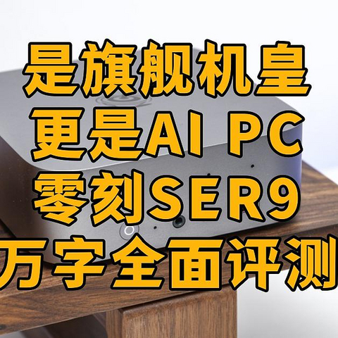 是旗舰迷你机皇，更是战未来的AI PC：零刻SER9全方位万字评测