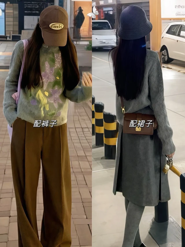 秋冬复古重工花朵提花裙装之美！