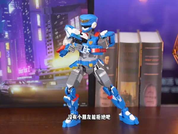 迷你特工队期待已久的福乐战警和雷战警来啦~ #迷你特工队 ##高达模型制作 #JAKI积木 #拼积木 #潮流玩具