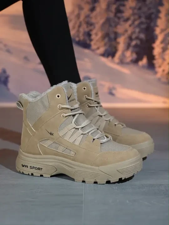 男士时尚百搭雪地靴，男神们，你们有过冬神器了。 #雪地靴#棉鞋#加绒保暖#防滑耐磨#男鞋