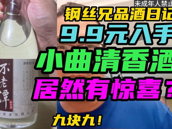 钢丝兄品酒日记：9.9元入手的小曲清香，比国外超市网红酒靠谱