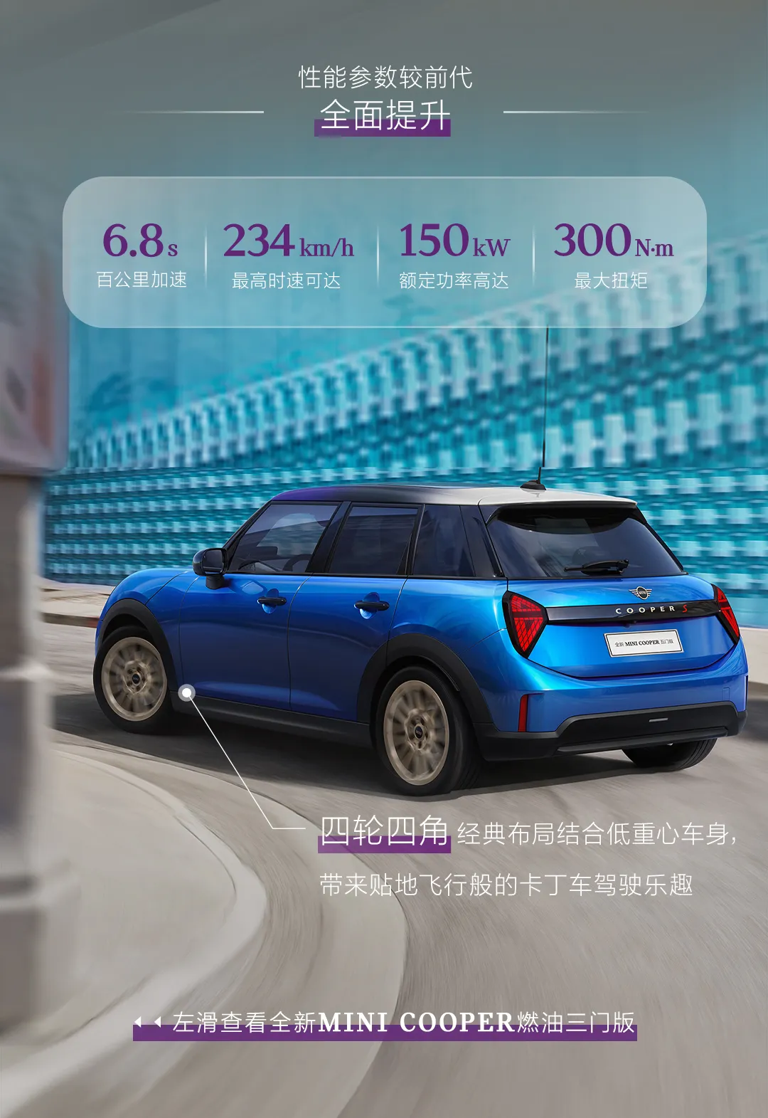 2024广州车展：全新MINI COOPER燃油版家族上市，限时礼遇价20.88万起