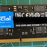 双11英睿达DDR5-4800笔记本内存条16G简单评测