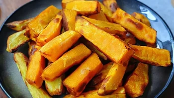 红薯最好吃的做法，比薯片还过瘾！不用煮不用烤，太香了！ 