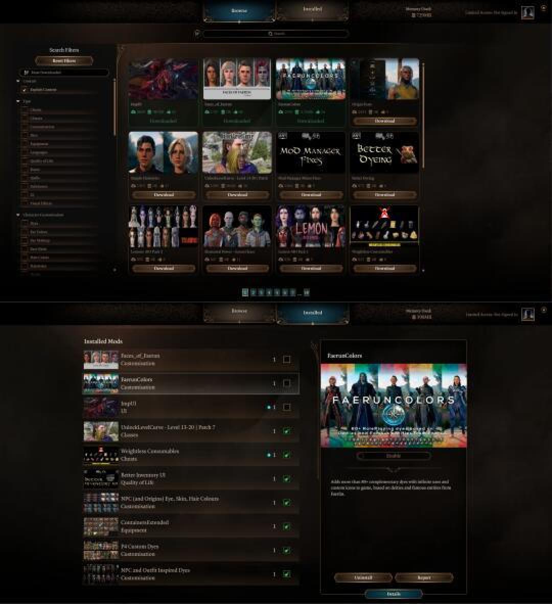 《博德之门3》限量MOD热修补丁上线:提升兼容性和稳定性