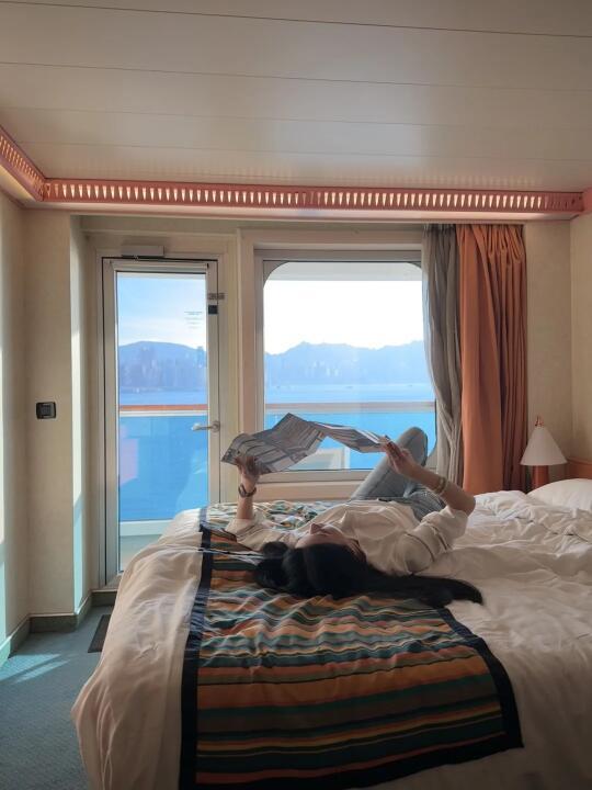 爱达地中海号🚢阳台房实拍~