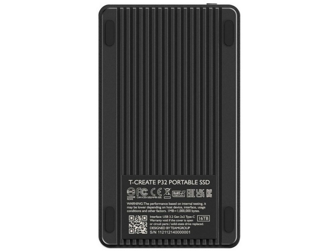 十铨发布 T-CREATE EXPERT P32 移动固态硬盘，最高16TB、1.8GB/s读速