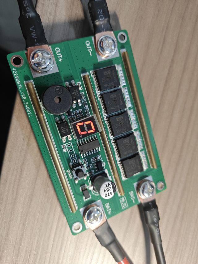 简易18650点焊机，启动电源供电，用一次坏了
