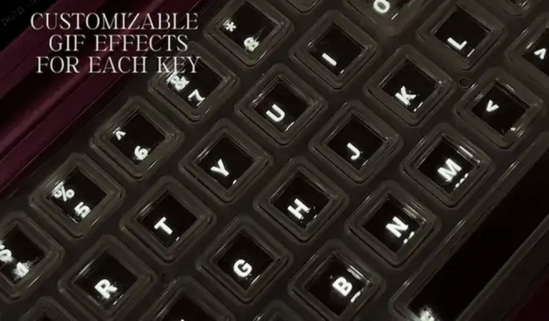 屏幕+键盘+移动电源：DS Pixel Keyboard 屏幕键盘，虚拟按键、绚丽背景