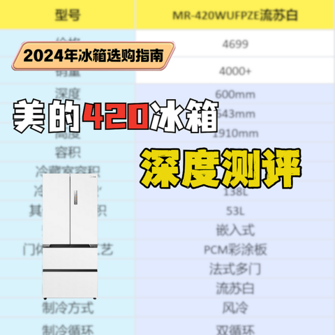 冰箱深度测评|美的420冰箱究竟实不实用