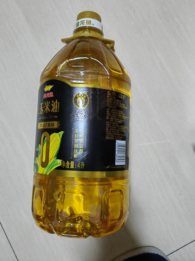 厨房新品,金龙鱼玉丰收零反式脂肪玉米油