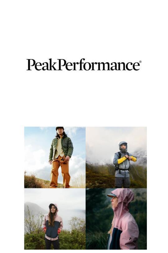每天认识一个品牌｜PeakPerformance