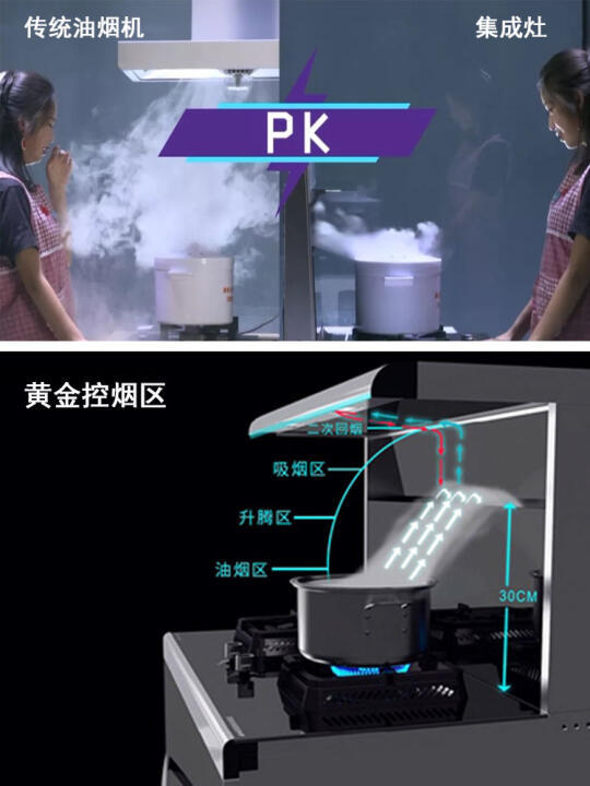 集成灶与传统烟机差异解析：功能、空间与效率全方位对比