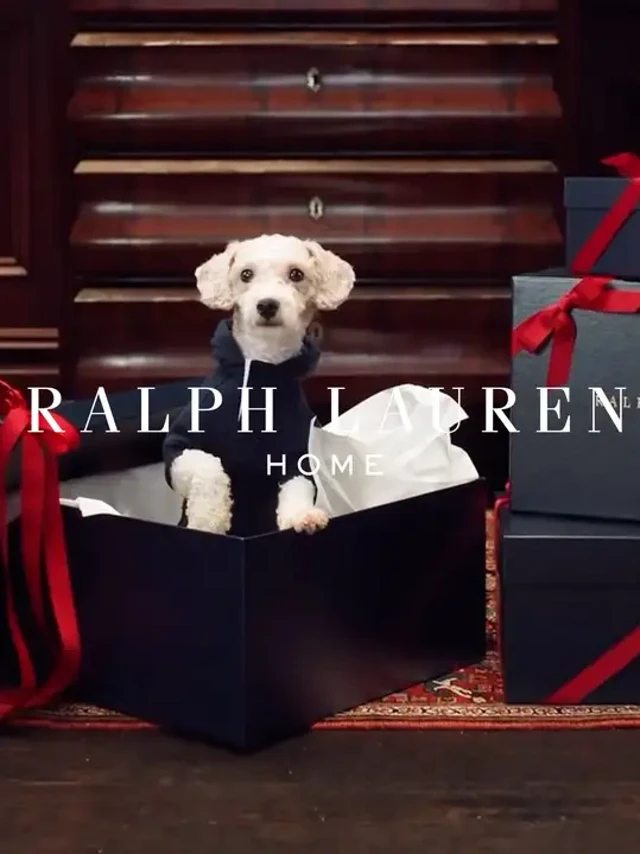 欢奏节庆序曲，Ralph Lauren Home呈献假日臻礼，携手汪星人拥抱温馨时刻。#拉夫劳伦