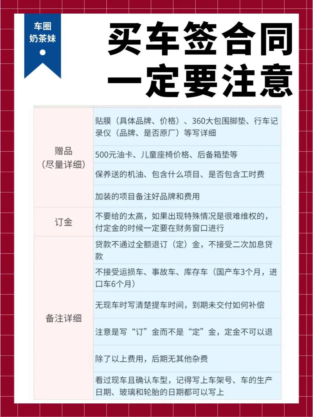 签订购车合同的关键注意事项与防陷阱技巧详解