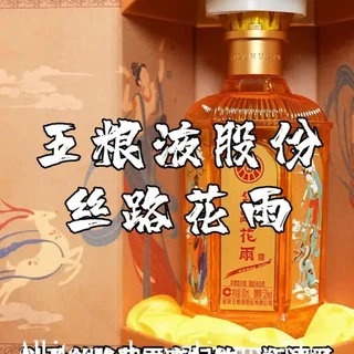 五粮液丝路花雨52度浓香型白酒礼盒装52度500mL 2瓶【报价价格评测怎么