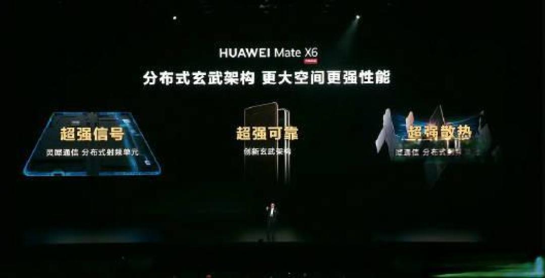 华为MateX6：全球首款三网卫星通信智能手机，下载速度高达4300+Mbps