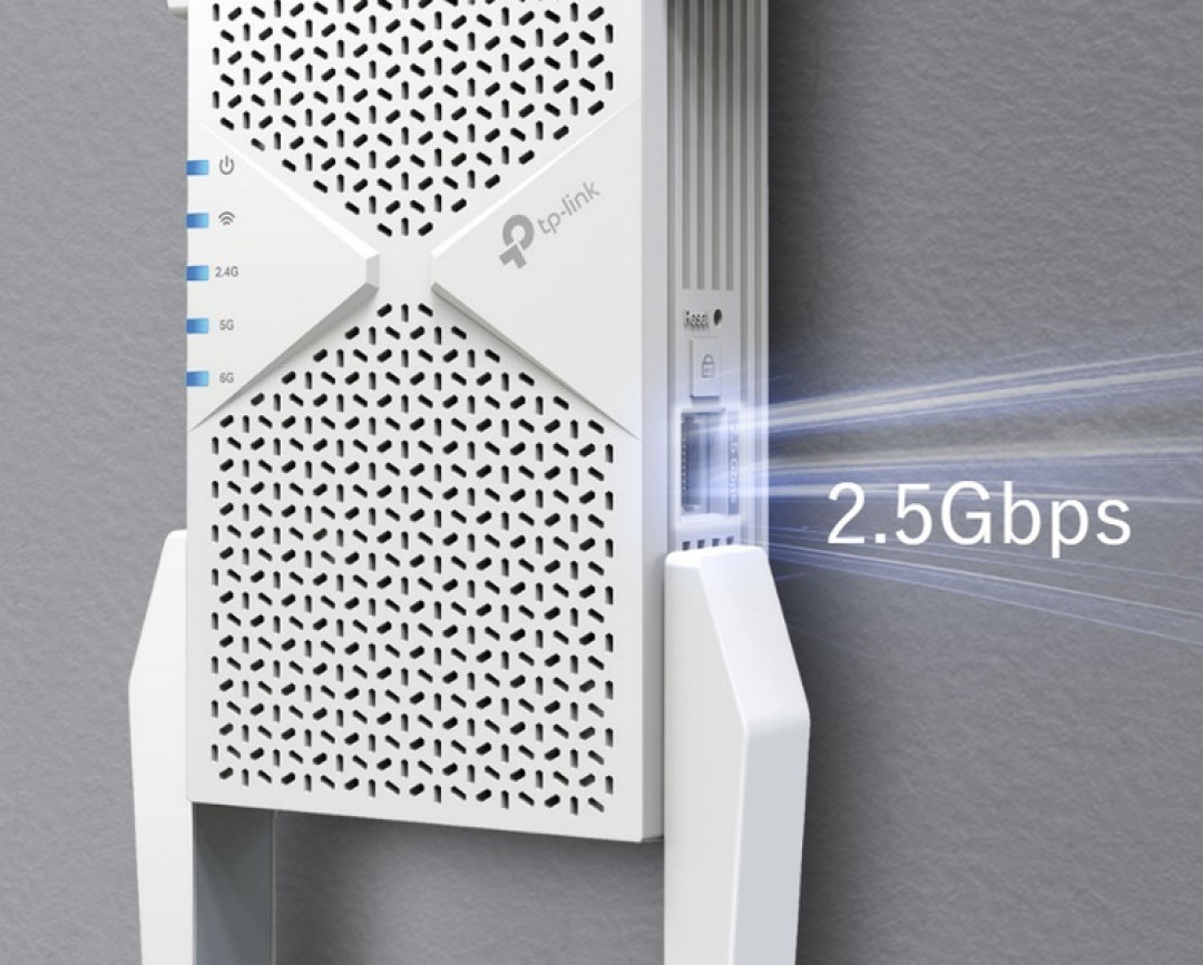 TP-Link 发布 RE655BE 中继器，支持 WiFi 7、4天线、三频、2.5G有线