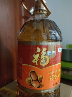 一级压榨，浓香四溢，福临门花生油