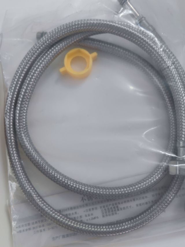莱尔诗丹80cm冷热水管，帮大忙了！