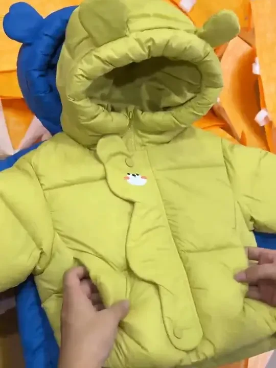 哇！大降价拉！巴拉萌趣门禁小熊羽绒服上新啦！妈妈们快来~ #萌娃穿搭#反季羽绒服#高品质羽绒服推荐#保暖又好看#儿童羽绒服