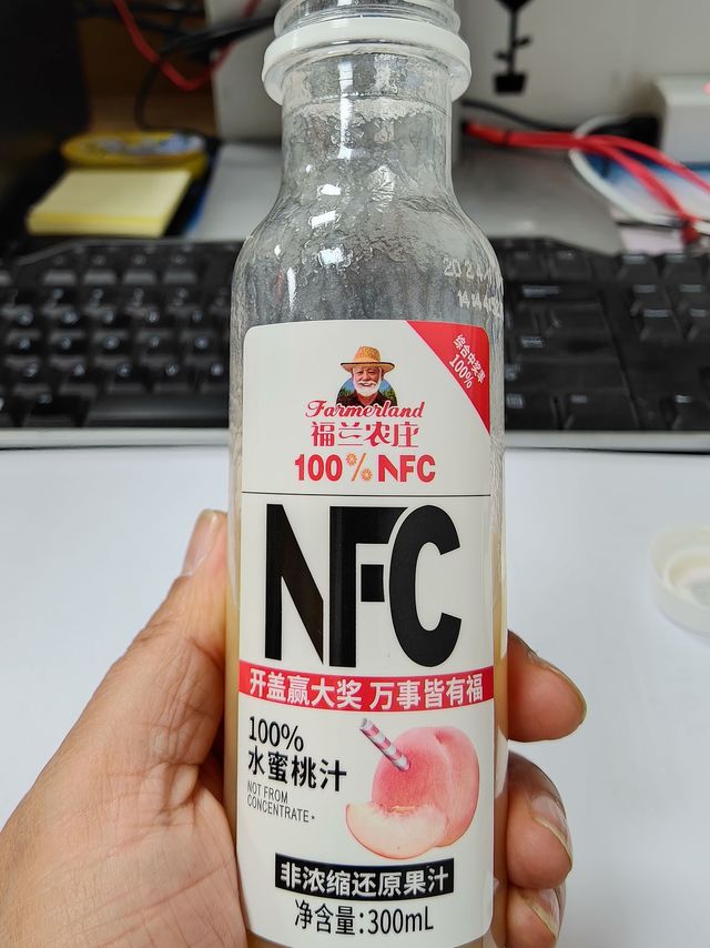 NFC的水蜜桃汁，总该算是健康的了吧？