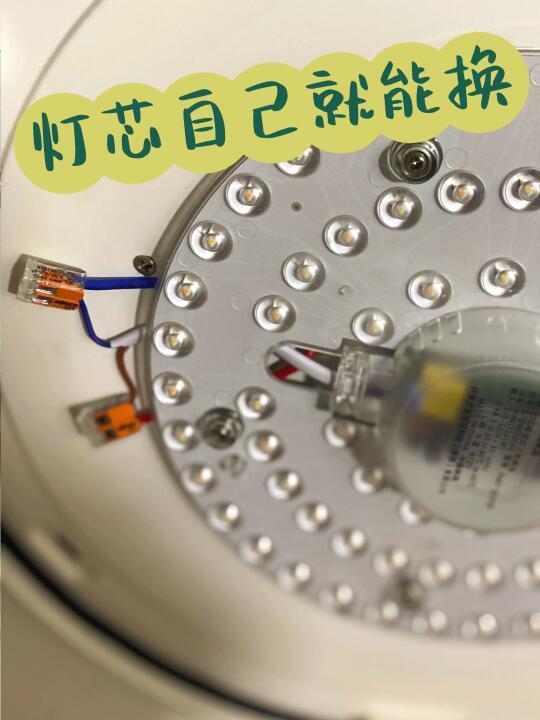自己换吸顶灯灯芯，真的可以省很多钱