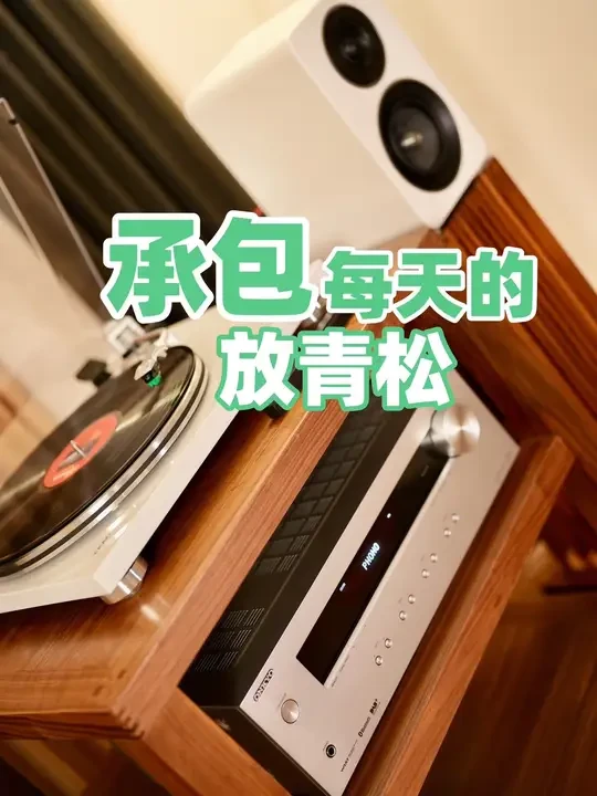 黑胶有了，还差台CD机，下次来凑齐一整套~
音源采用TEAC的黑胶唱机TN-3B，安桥TX8220纯音乐功放提供黑胶信