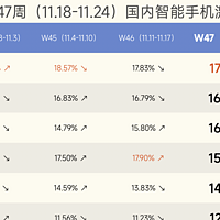 国内手机榜单更新，小米重回第一