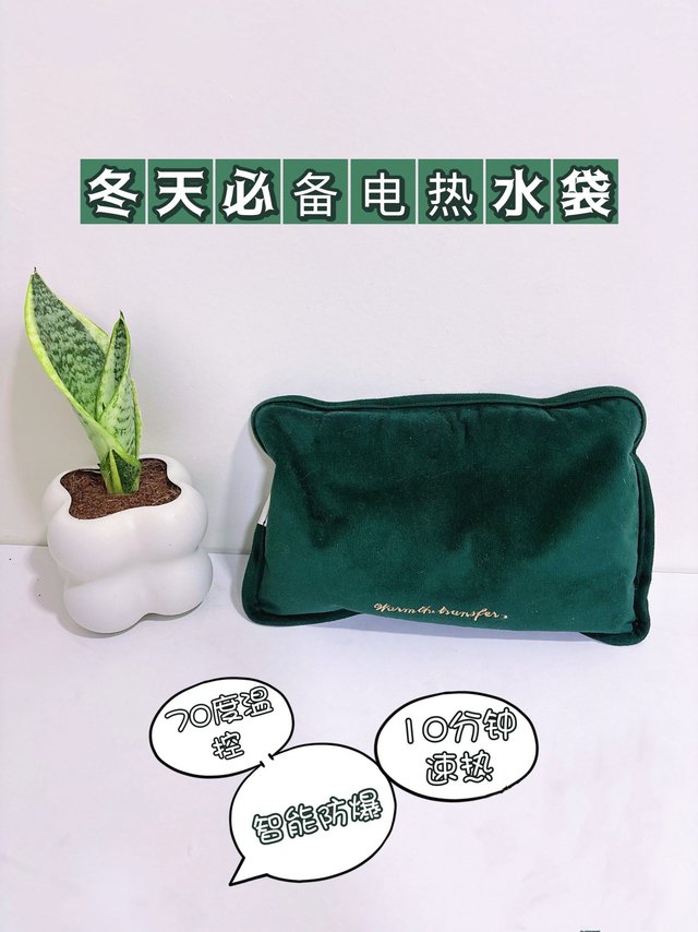 冬天有了这个电热水袋，到哪里都暖暖的