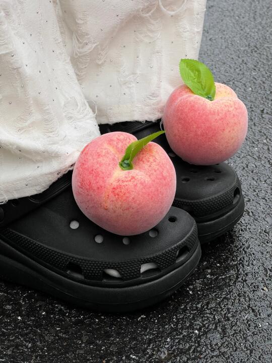 🍑我的水蜜桃鞋花也太漂亮啦叭～