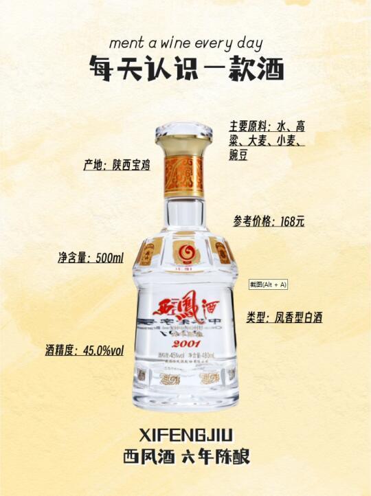 Day45每天认识一款酒｜西凤酒 六年陈酿