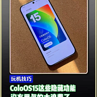 ColorOS 15这些隐藏功能没有用真的太浪费了