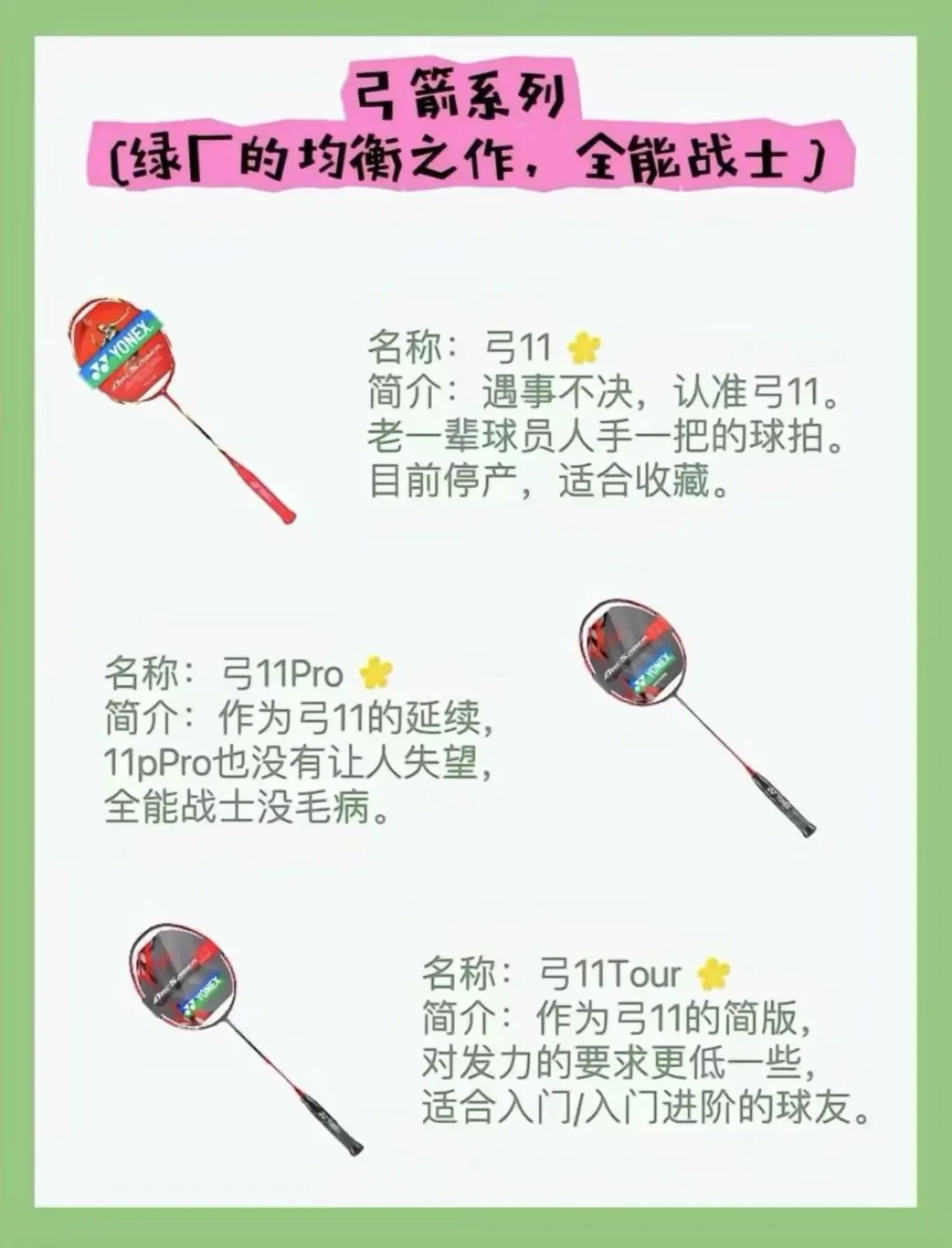 全方位对比五款尤尼克斯经典羽毛球拍——助您选到最合适的宝贝