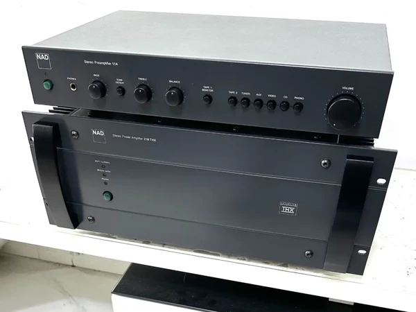 英国 NAD114前级+218后级 旗舰发烧功放
220v电压 曾获多届国际影音五星大奖产品音质无需智疑，在音乐层次感及