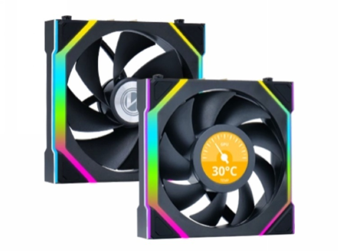 联力推出“积木” UNI FAN SL Wireless 无线版风扇,屏显、2.4G无线控制
