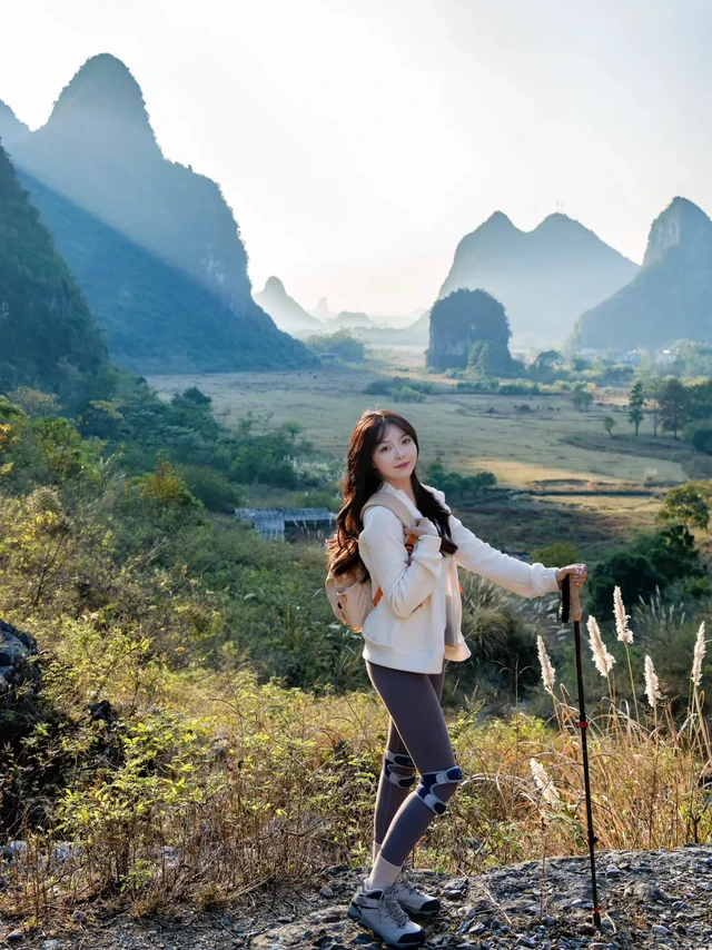 桂林99%人都没去过的徒步路线⛰️小众免费！！！