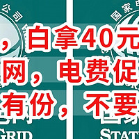 实测，白拿40元电费，网上国网，电费促销总汇，人人有份，别错过