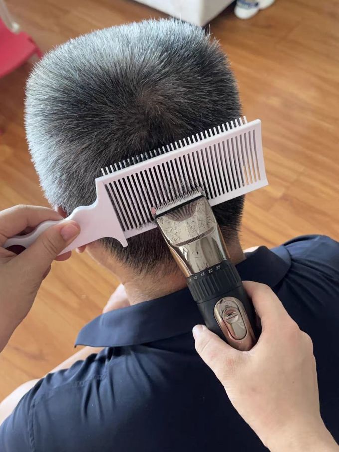男士barber油头梳子平头推剪梳理发辅助神器