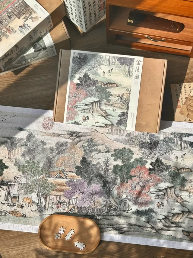 南京人的古代生活，都在这幅金陵图里了！