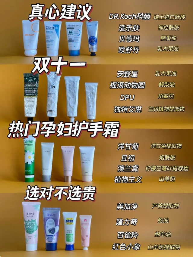 双十一孕妇护手霜高端局！用对养出漫画手！