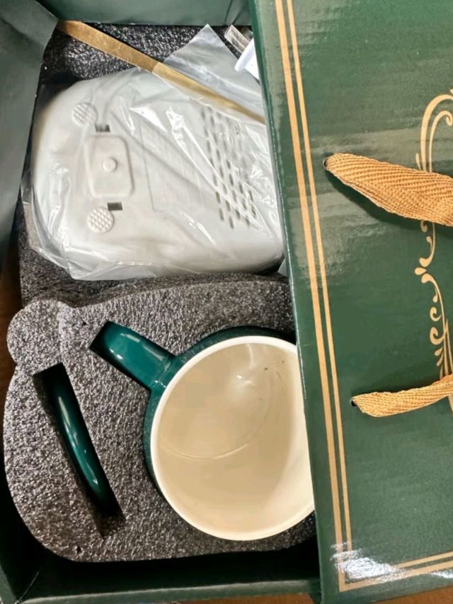西多米暖暖杯55度恒温陶瓷马克杯智能加热咖啡杯圣诞节
